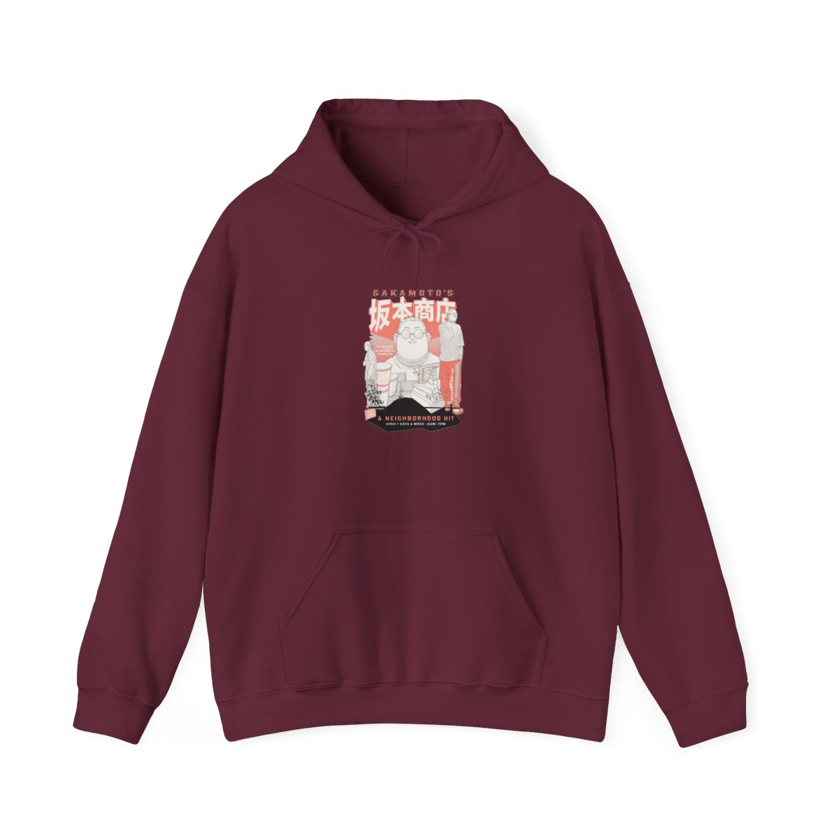 Sakamoto Days Taro Sakamoto Shop Hoodie - alternate angle 3, merchandise