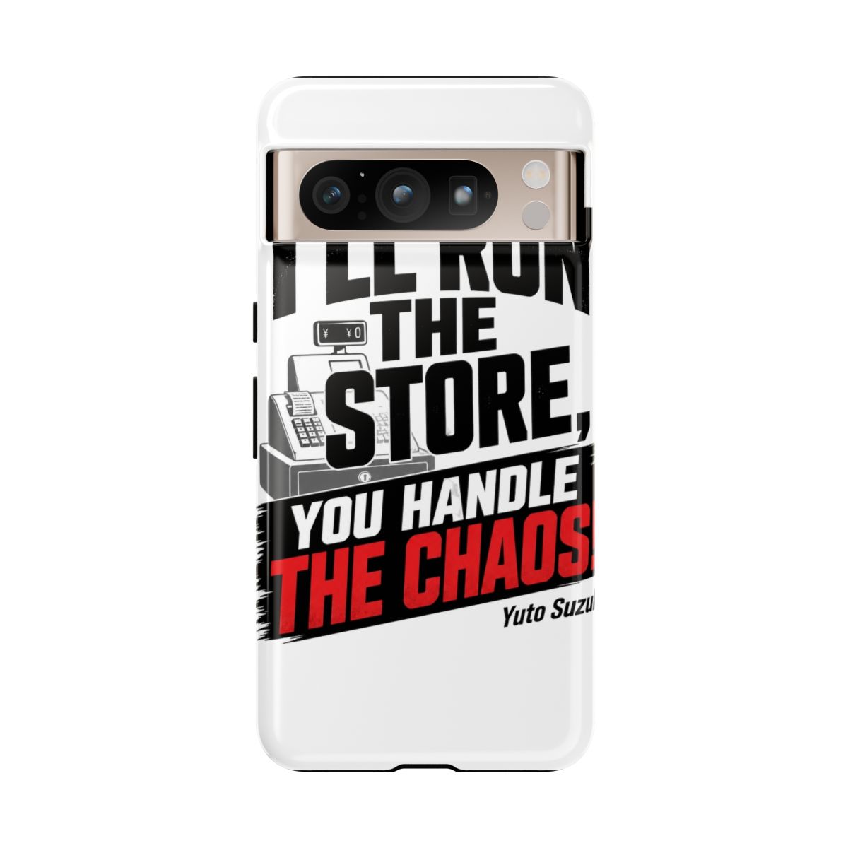 Sakamoto Days "ll run the store, you handle the chaos!" Phone Case - alternate angle 4, merchandise
