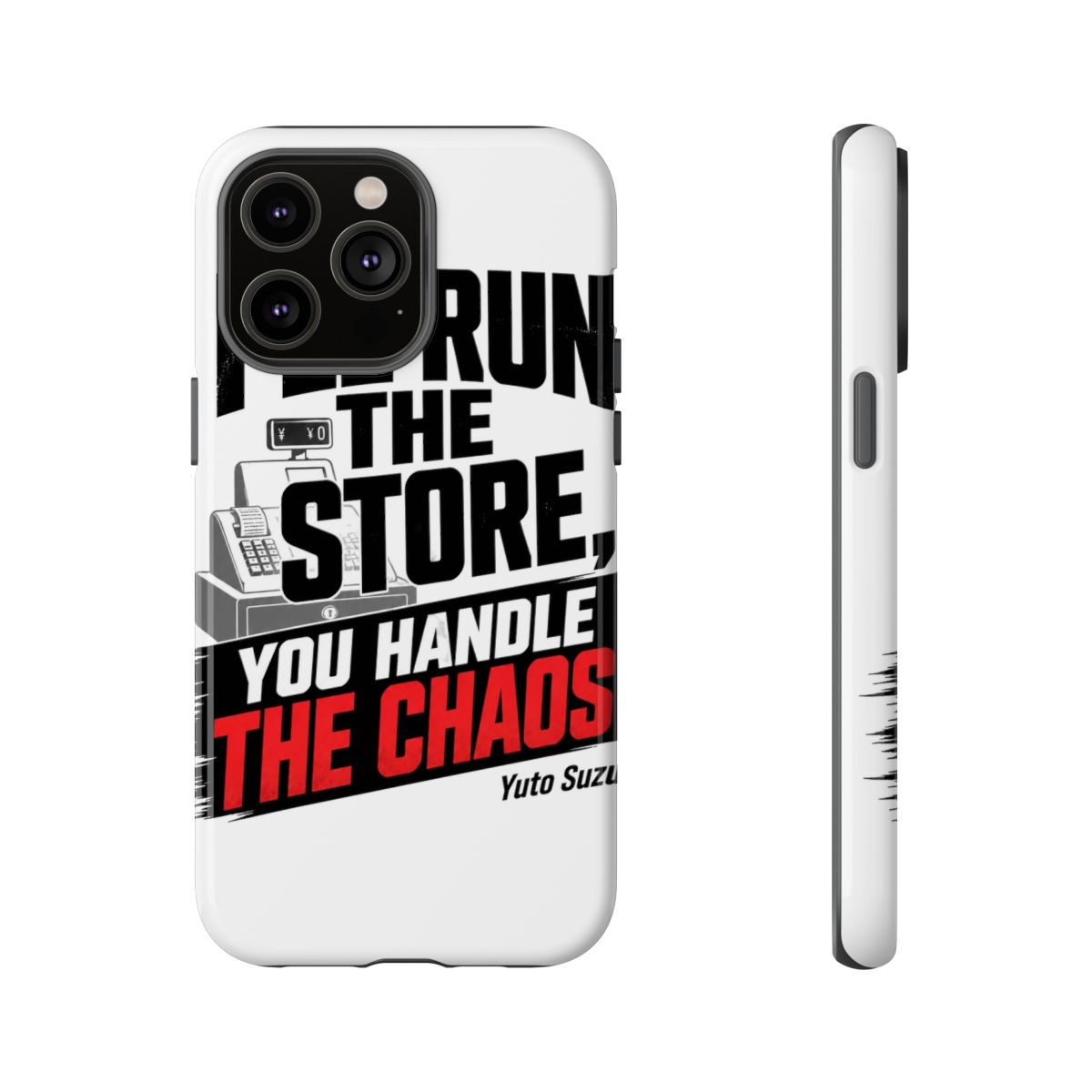 Sakamoto Days "ll run the store, you handle the chaos!" Phone Case - alternate angle 5, merchandise