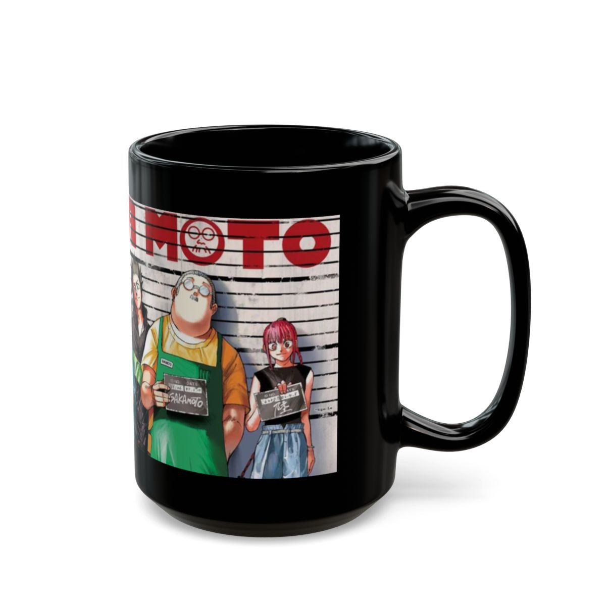 Sakamoto Days Mug Shot Black Mug