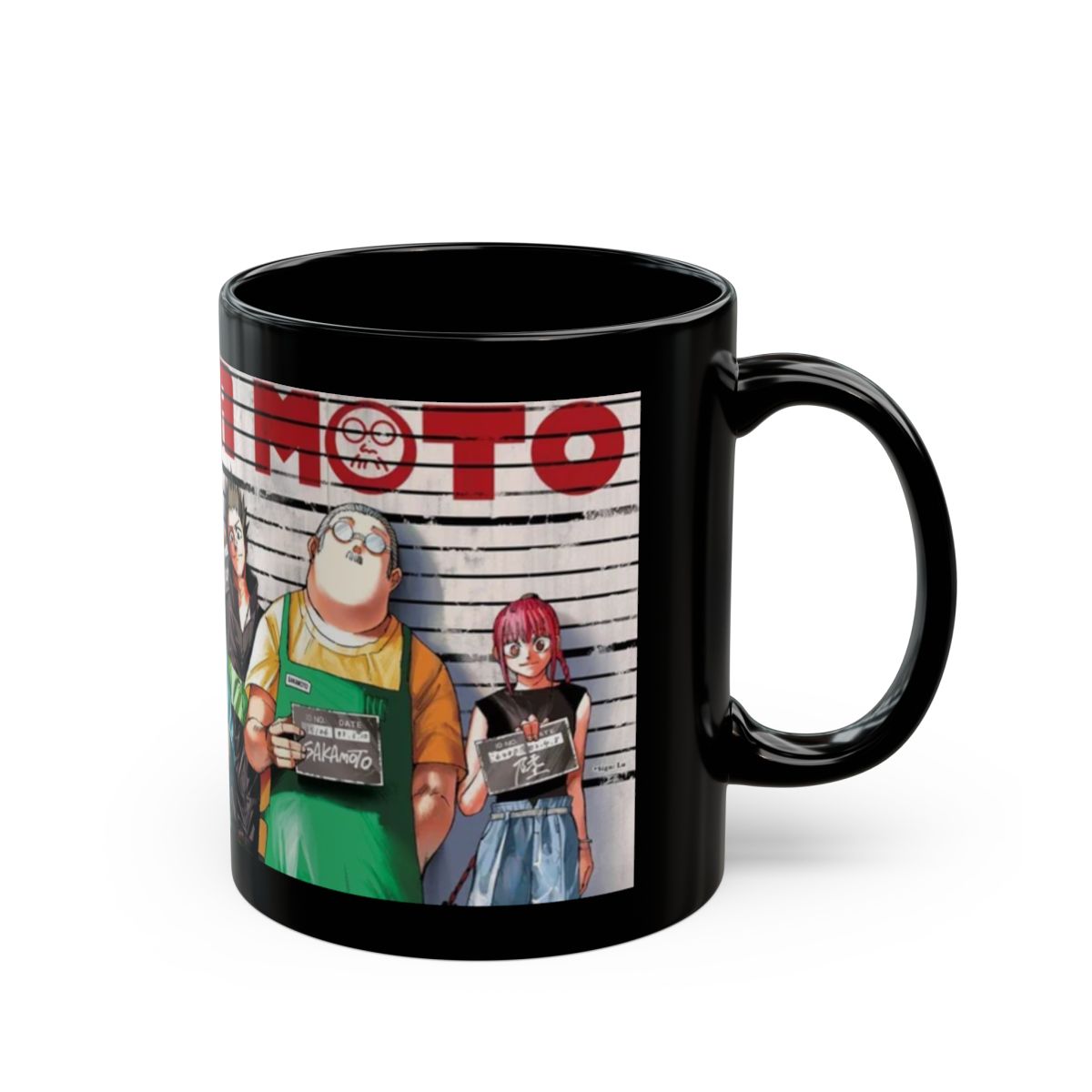 Sakamoto Days Mug Shot Black Mug - Official Mugs & Drinkware merchandise