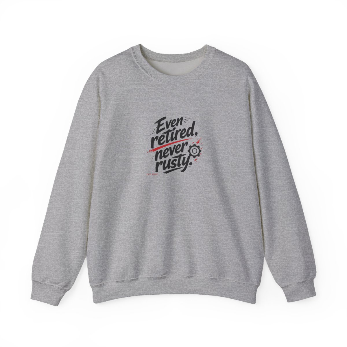 Sakamoto Days "Even retired, never rusty." Crewneck - alternate angle 3, merchandise
