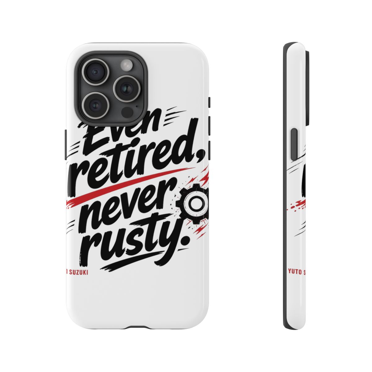 Sakamoto Days "Even retired, never rusty." Phone Case - alternate angle 1, merchandise