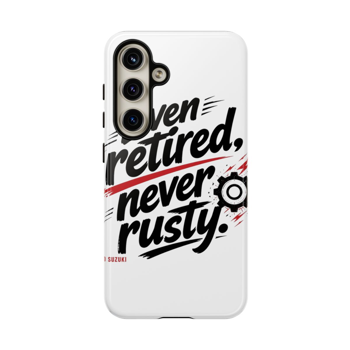 Sakamoto Days "Even retired, never rusty." Phone Case - alternate angle 2, merchandise