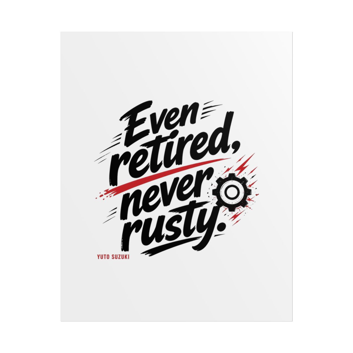 Sakamoto Days "Even retired, never rusty." Poster - Official Posters & Wall Art merchandise