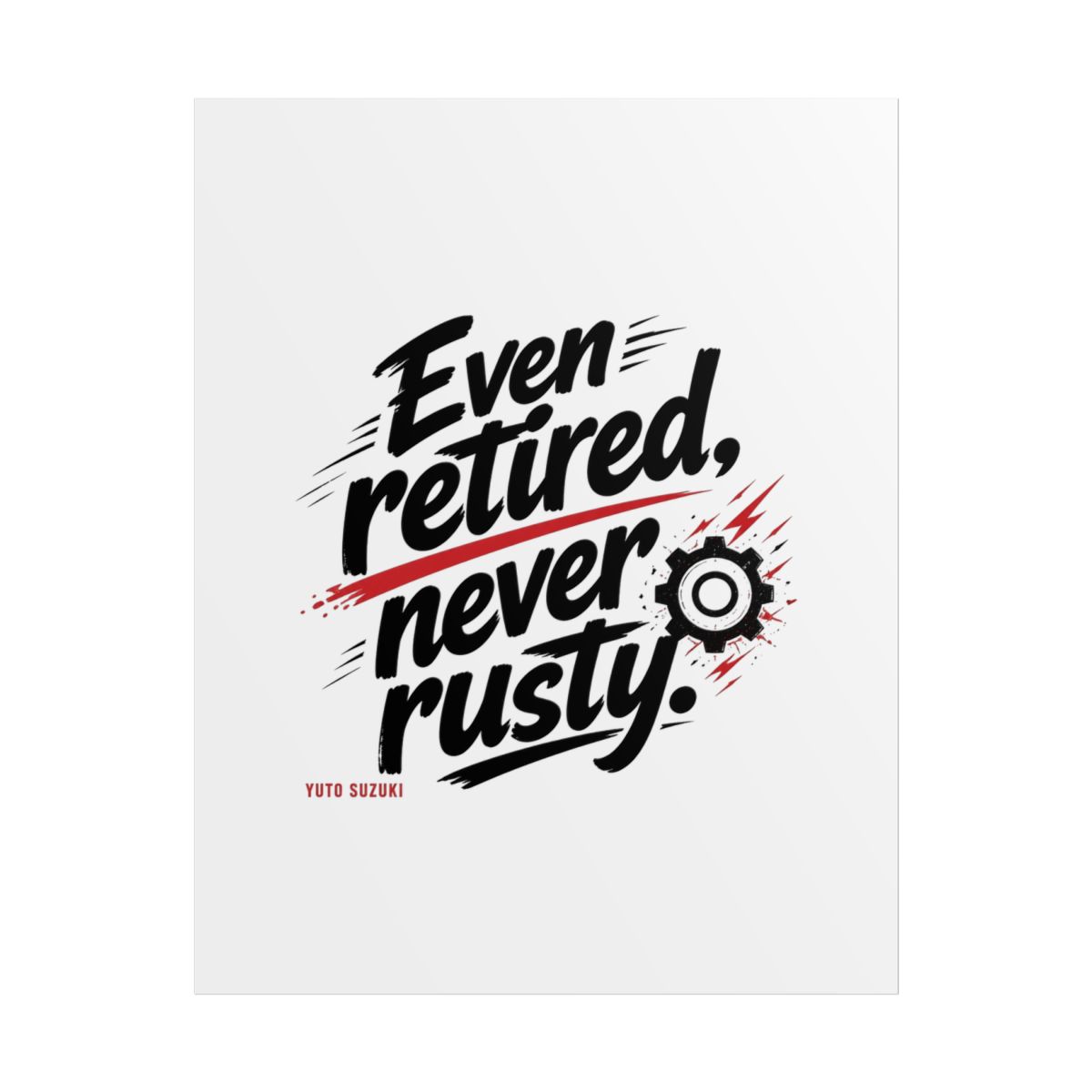 Sakamoto Days "Even retired, never rusty." Poster - alternate angle 1, merchandise