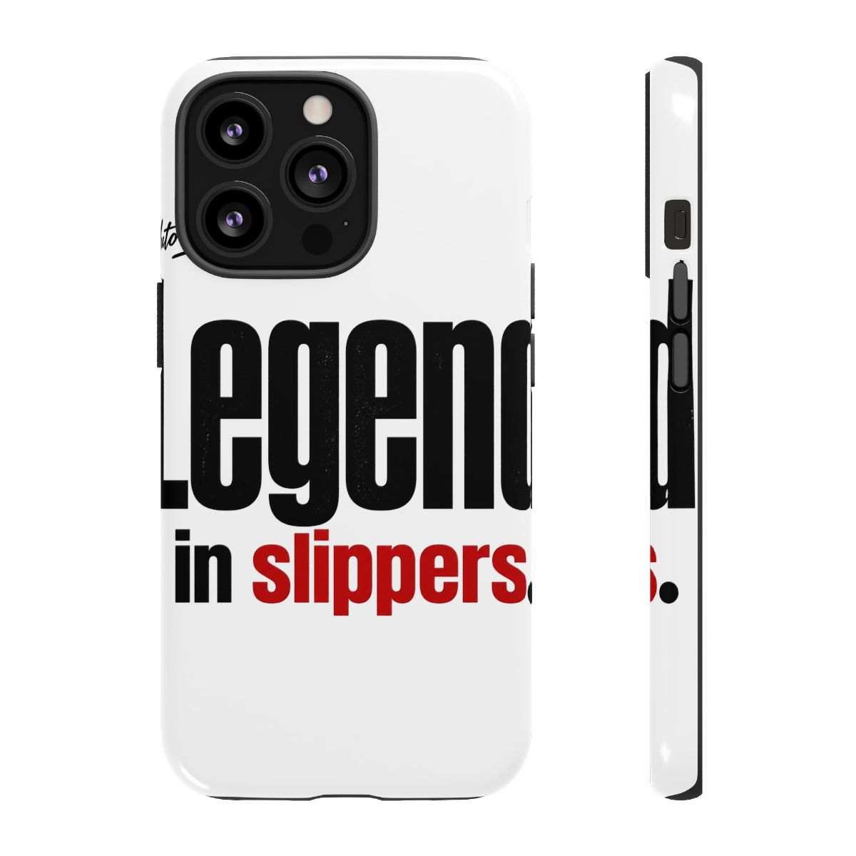 Sakamoto Days "Legend in slippers." Phone Case - alternate angle 1, merchandise