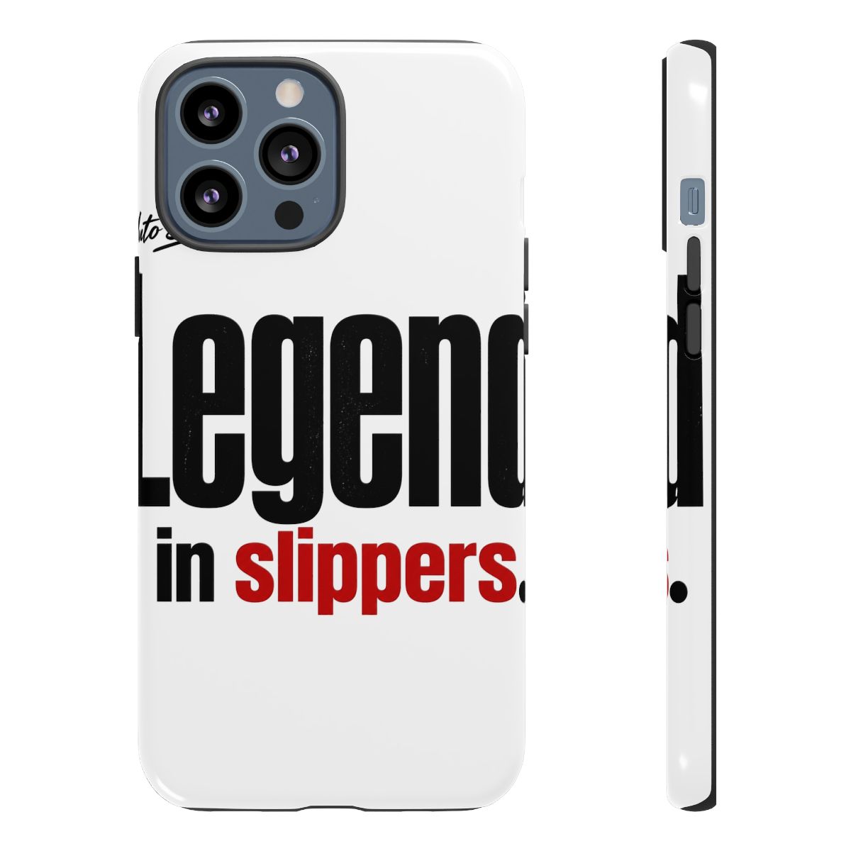 Sakamoto Days "Legend in slippers." Phone Case - alternate angle 2, merchandise
