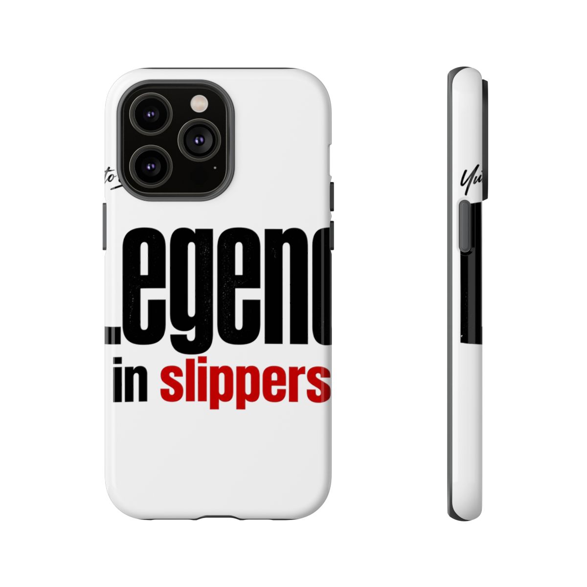 Sakamoto Days "Legend in slippers." Phone Case - alternate angle 5, merchandise