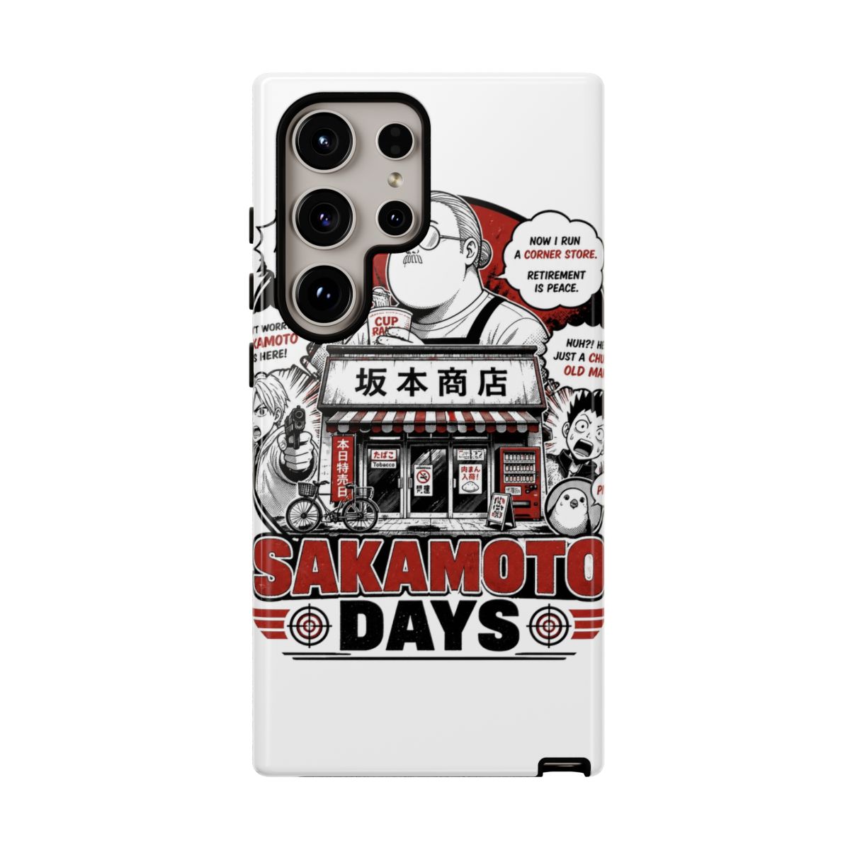 Sakamoto Days "Sakamoto Days" Phone Case - alternate angle 2, merchandise
