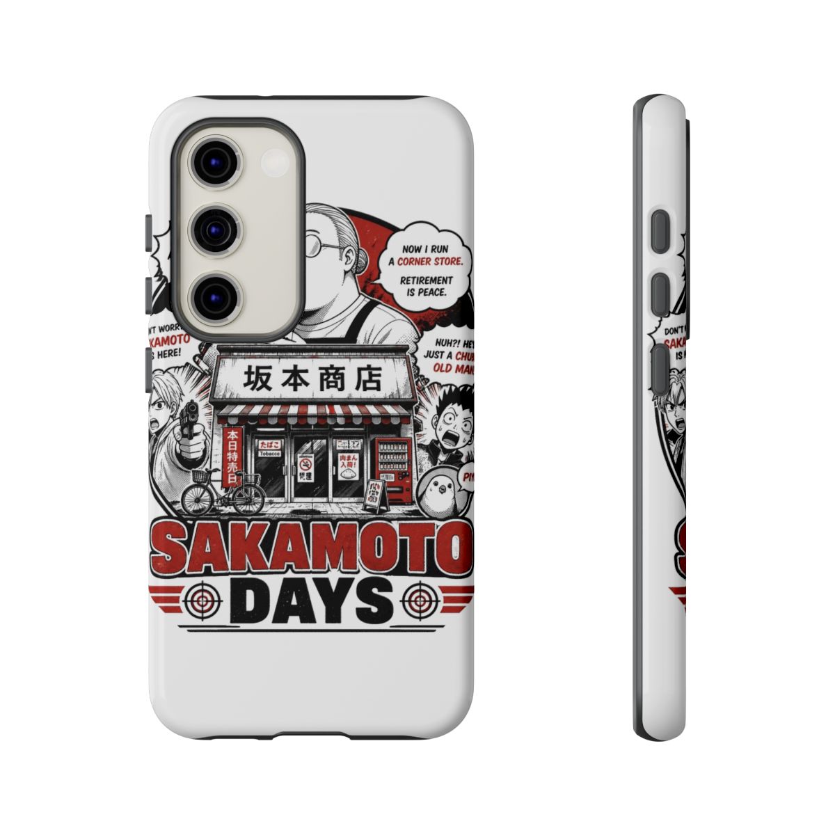 Sakamoto Days "Sakamoto Days" Phone Case - alternate angle 1, merchandise