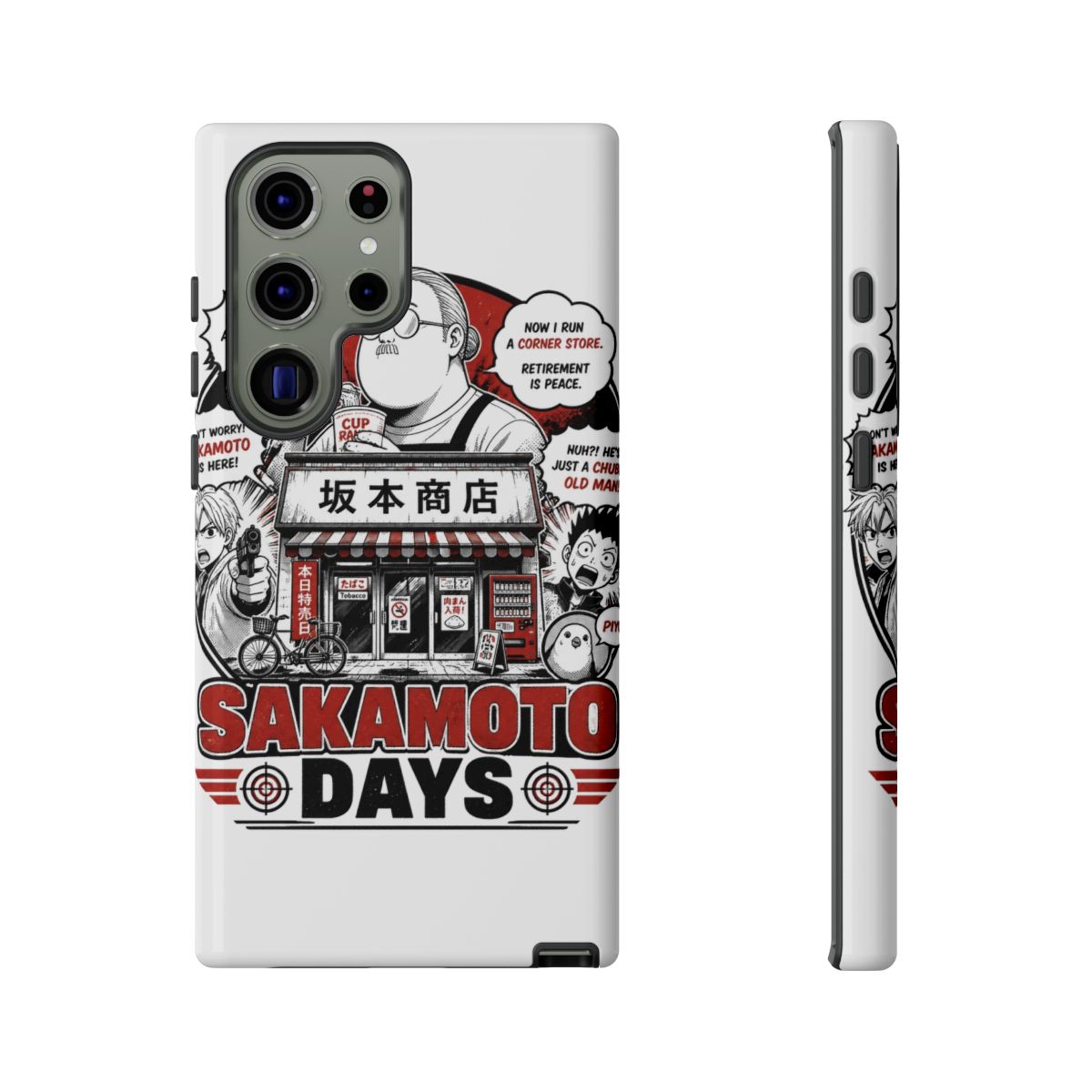 Sakamoto Days "Sakamoto Days" Phone Case - alternate angle 3, merchandise