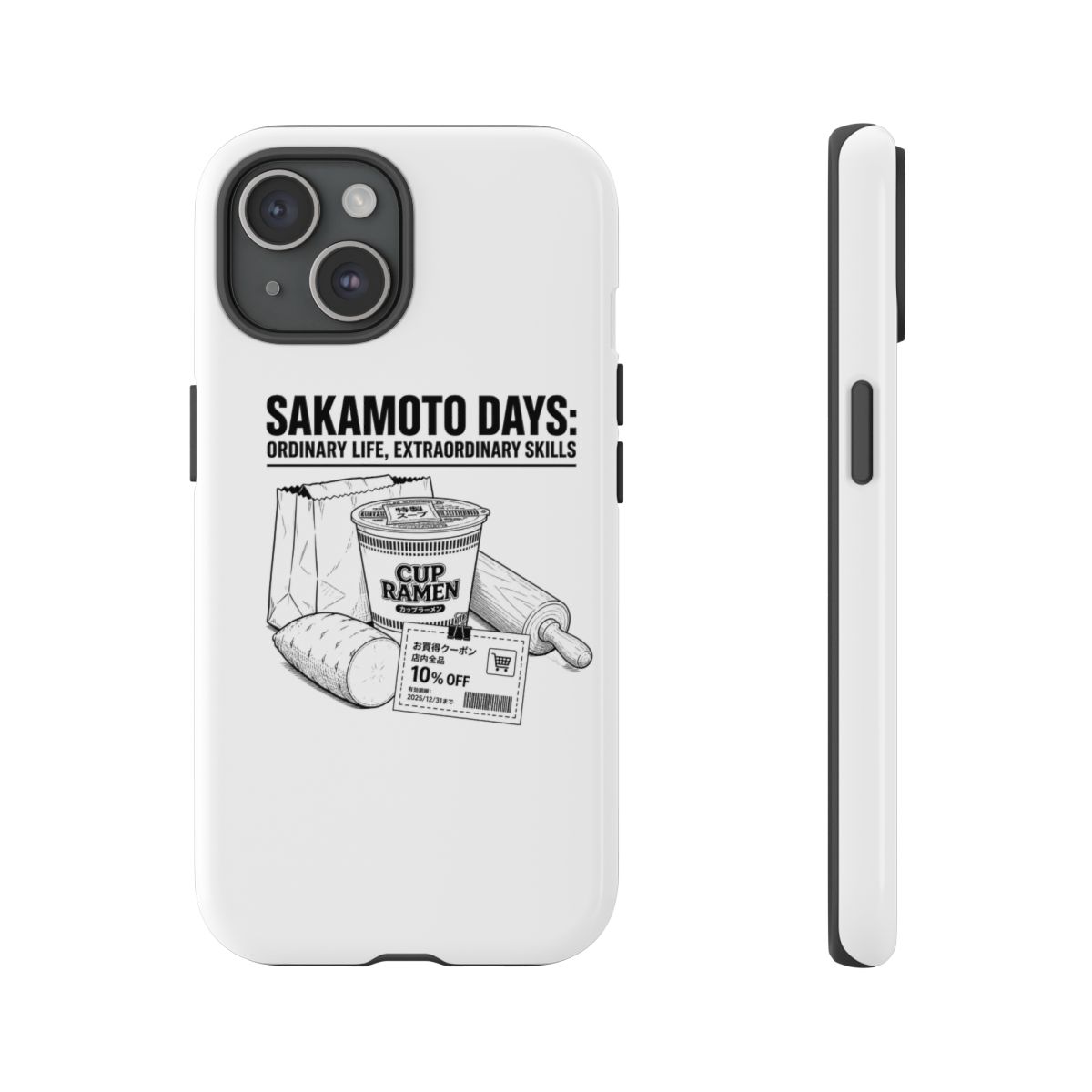 Sakamoto Days "Sakamoto Days: Ordinary Life, Extraordinary Skills" Phone Case - alternate angle 3, merchandise