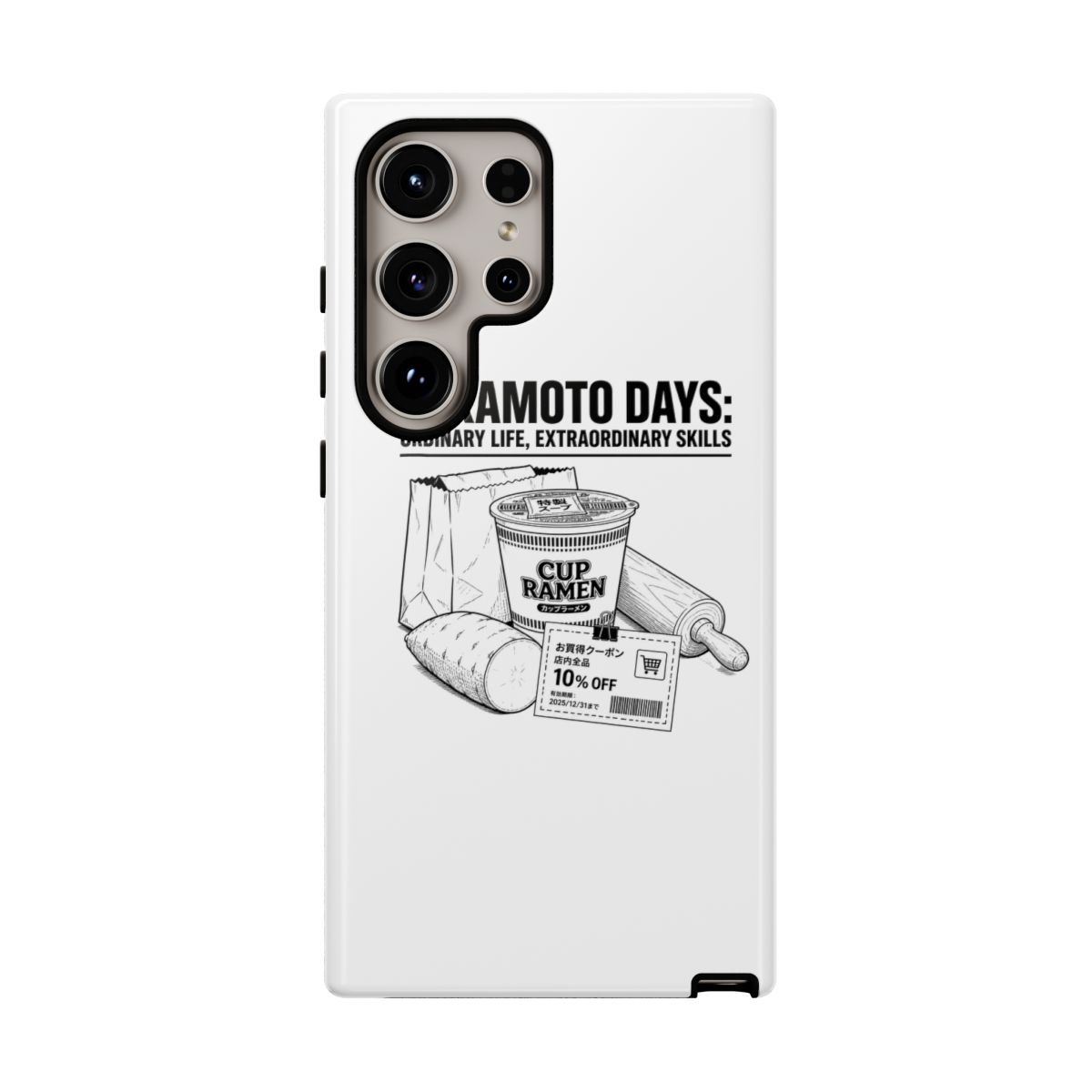 Sakamoto Days "Sakamoto Days: Ordinary Life, Extraordinary Skills" Phone Case - alternate angle 1, merchandise
