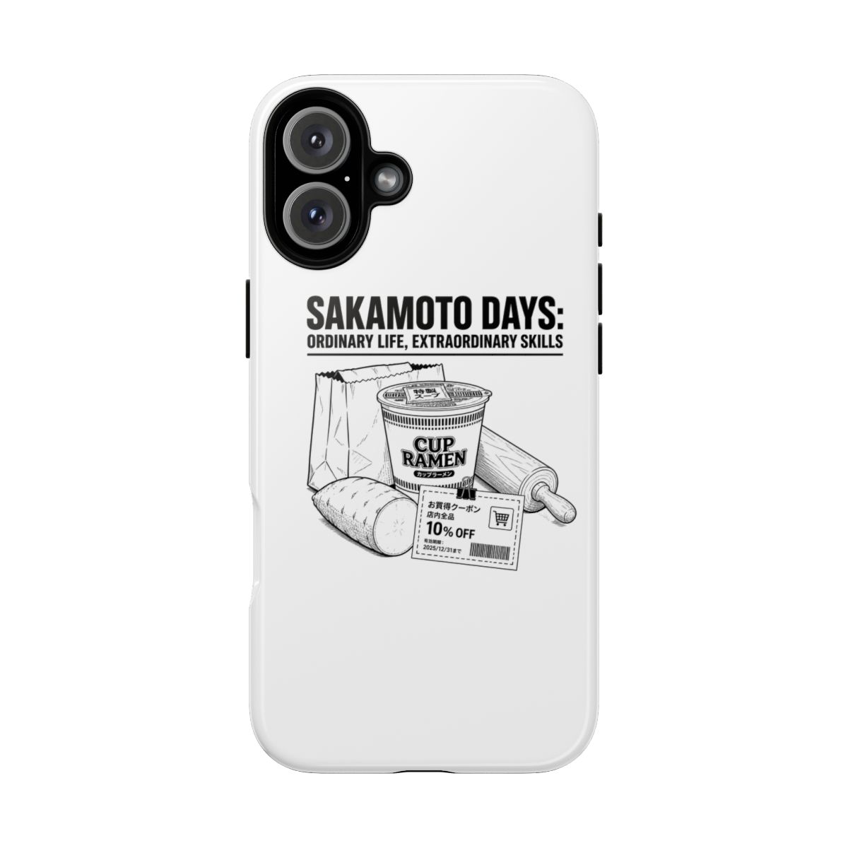 Sakamoto Days "Sakamoto Days: Ordinary Life, Extraordinary Skills" Phone Case - alternate angle 4, merchandise