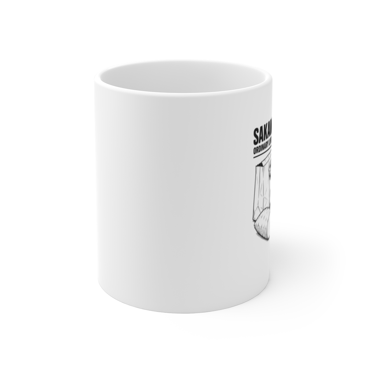 Sakamoto Days "Sakamoto Days: Ordinary Life, Extraordinary Skills" White Mug - alternate angle 1, merchandise