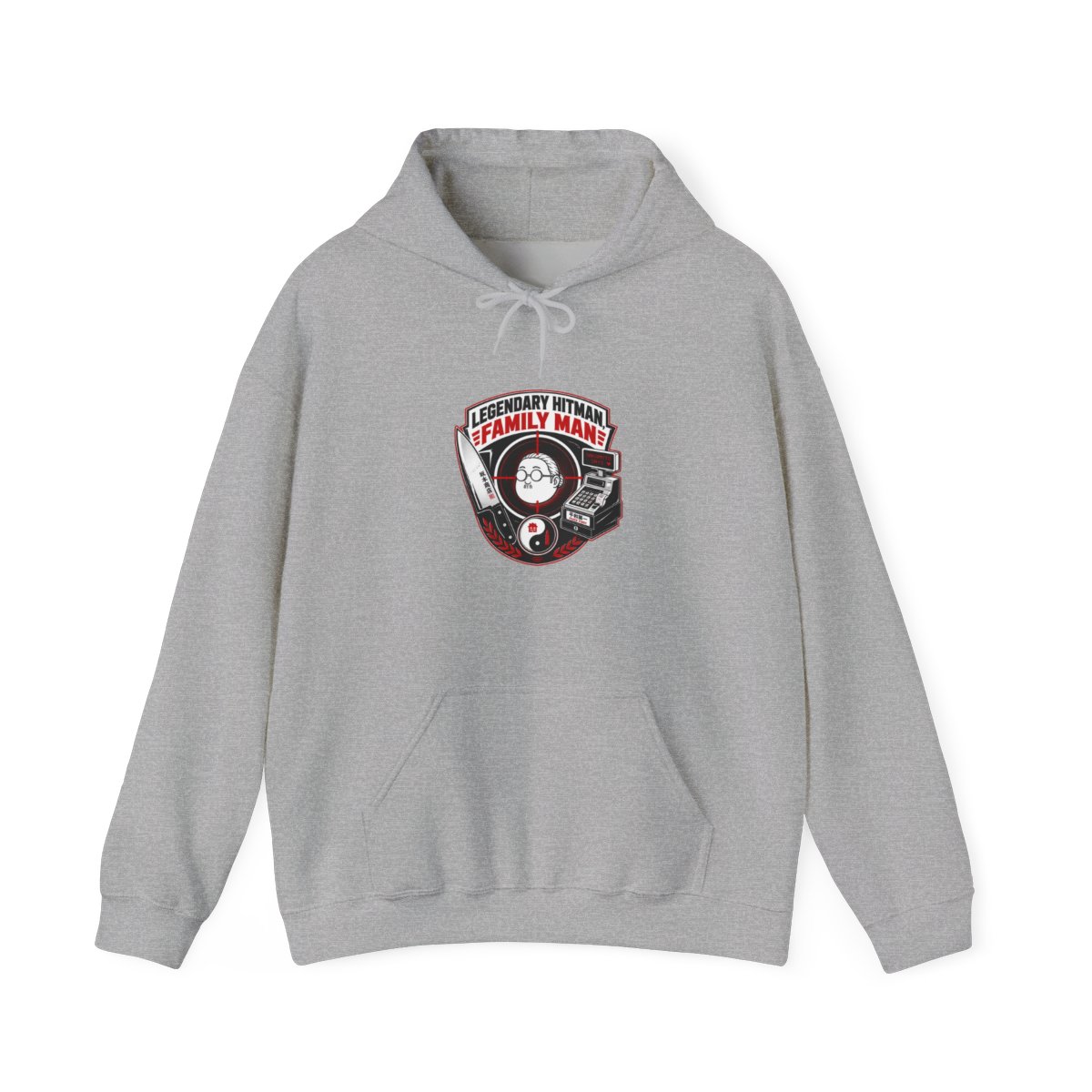 Sakamoto Days "Legendary Hitman, Family Man" Hoodie - alternate angle 2, merchandise