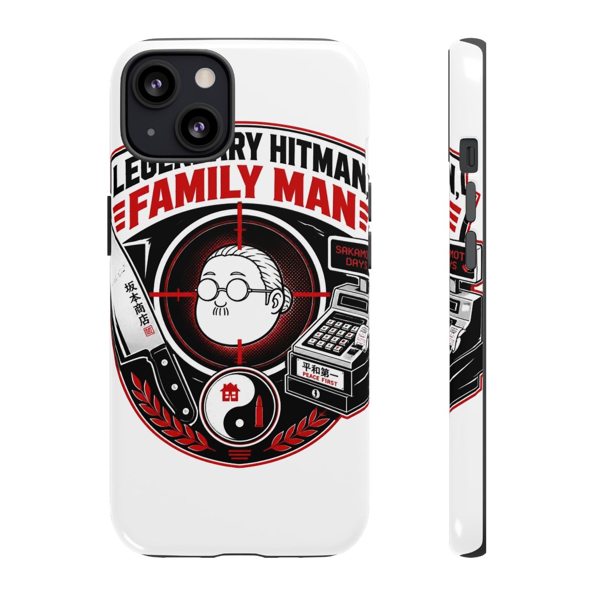 Sakamoto Days "Legendary Hitman, Family Man" Phone Case - alternate angle 2, merchandise
