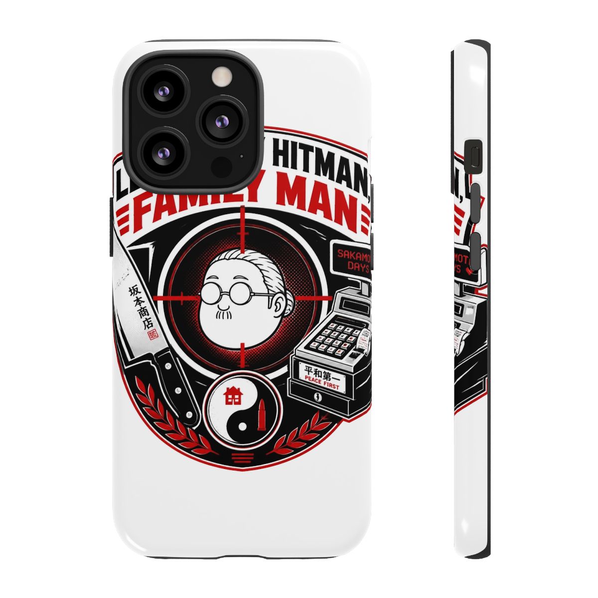 Sakamoto Days "Legendary Hitman, Family Man" Phone Case - alternate angle 3, merchandise