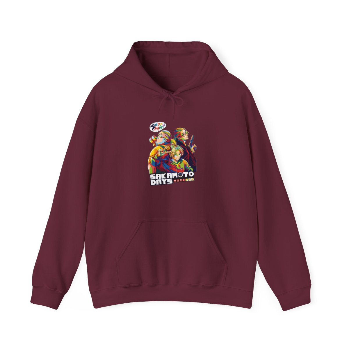Sakamoto Days Wpap Pop Art Hoodie - alternate angle 4, merchandise