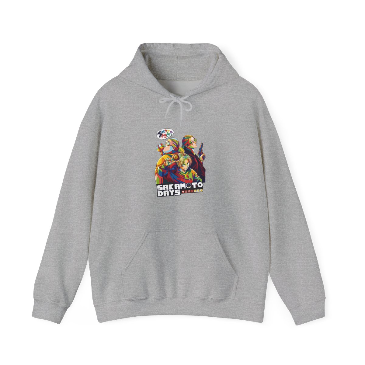 Sakamoto Days Wpap Pop Art Hoodie - alternate angle 4, merchandise