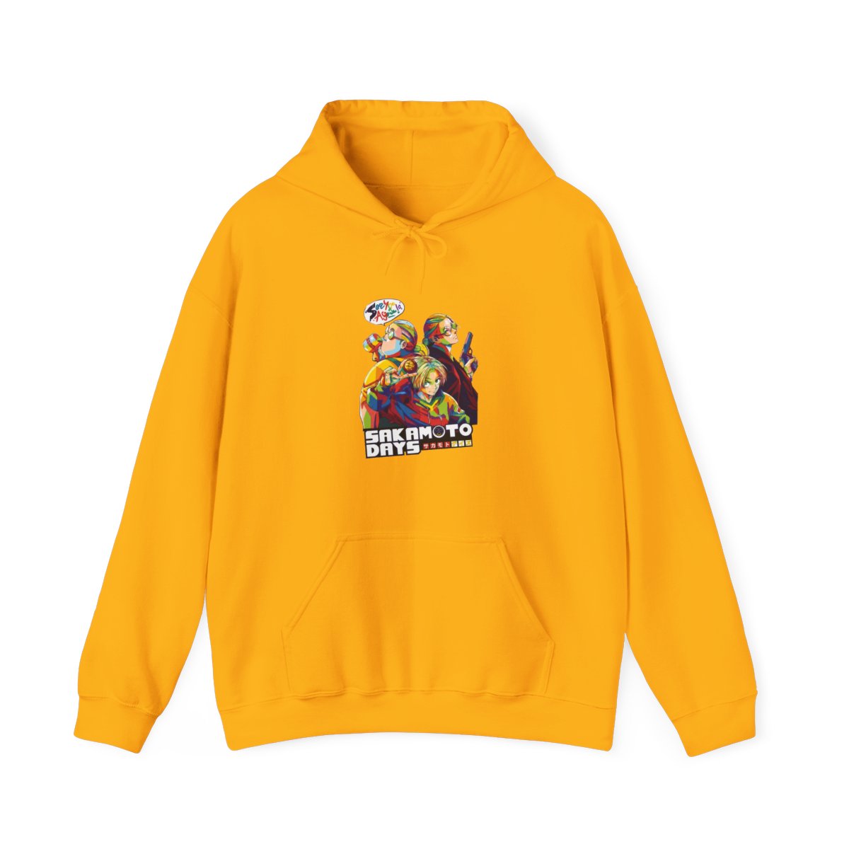 Sakamoto Days Wpap Pop Art Hoodie - alternate angle 5, merchandise