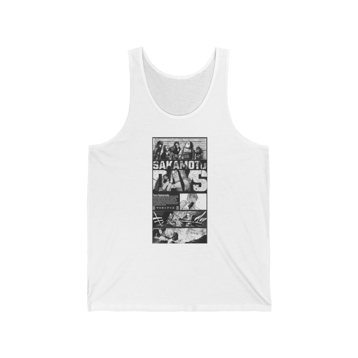 Sakamoto - Sakamoto Days Pop Art Tank Top - alternate angle 2, merchandise