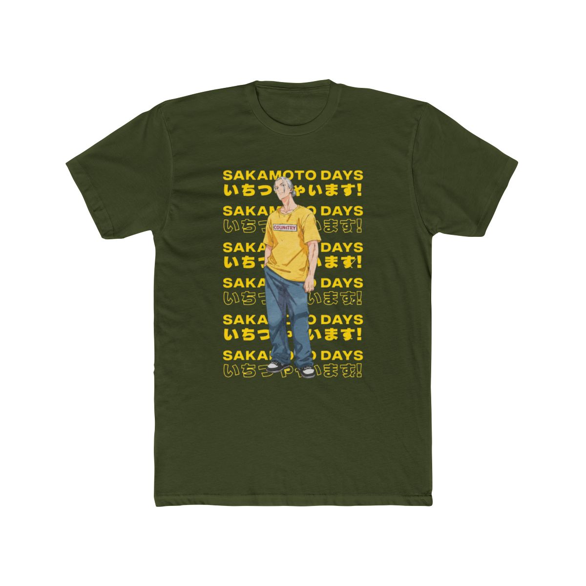 Sakamoto Days Welcome Repeat Boyfriend Fit Girls T Shirt - alternate angle 4, merchandise